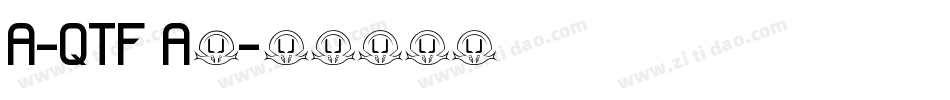 A-QTF A1字体转换